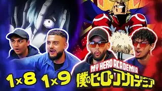 THE VILLIANS ARE HERE!!! | My Hero Academia 1x8 & 1x9 | FIRST TIME REACTION