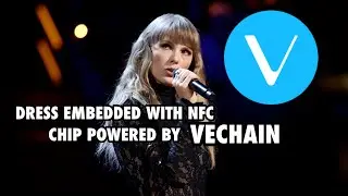 TAYLOR SWIFT WEARS VECHAIN (VET) EMBEDDED DRESS, $2 VET ?, SUNNY LU AWARDED