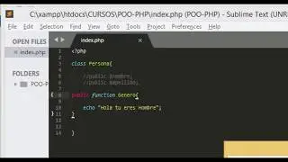 1 CREANDO CLASES EN PHP POO