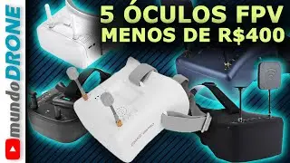 5 ÓCULOS de FPV que custam menos de R$ 400,00 no ALIEXPRESS