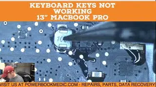 Keyboard Keys not Working on Macbook Pro 13" Repair -  Board 820-3115
