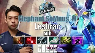 Leshrac Mid | Elephant.SoMnus`M | SUPER INSANE MAGIC DAMAGE | 7.29d Gameplay Highlights