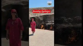 Burning Mountain, Azerbaijan #shorts #yanardağ #azerbaijan #travel #ritzyventurez