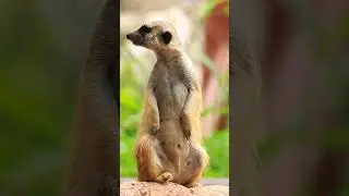 Meerkat guarding the area