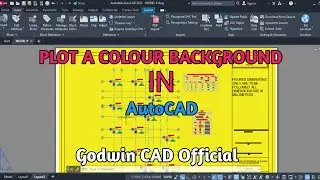 AutoCAD page setup | How to plot a colour background in AutoCAD  