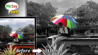 Cara edit foto background hitam putih di android