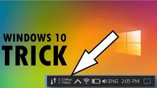 Windows 10 Trick For Showing Download/Upload Speed || System Network Monitoring || Pal Tech Guru