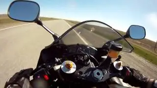 Yamaha YZF   R1 VEL MAX 299kmh   GO Pro HD