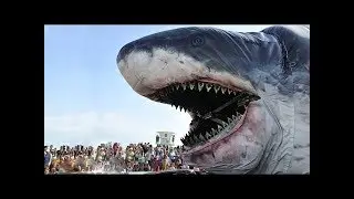 Echtes megalodon gefunden - der größte Hai der Welt
