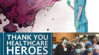 thank you coronavirus helpers , doctors, nurses, police officers