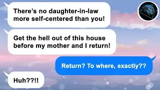 【Apple】Mama boy kicks me out of my house cz afraid MIL's lonely, so I let him experience loneliness