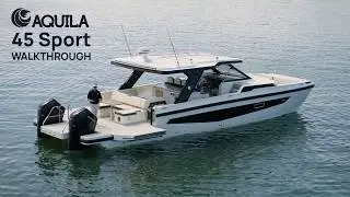 Step Inside the All-New Aquila 45 Sport: A New Era of Sport Power Catamarans