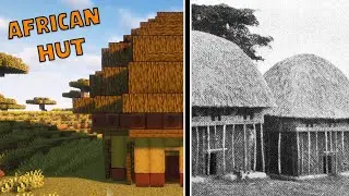 Minecraft | African Hut Tutorial 🏠