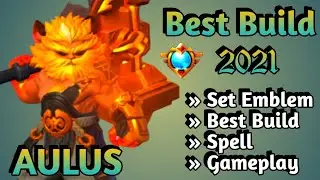 AULUS BEST BUILD 2021 | AULUS TOP 1 GLOBAL BUILD | AULUS BUILD EMBLEM | AULUS GAMEPLAY MLBB ✅