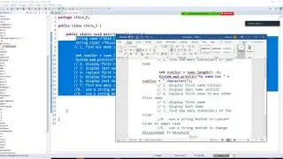 Java programming  -  Use some of the String methods' charAt().  length(), replace(), substring,