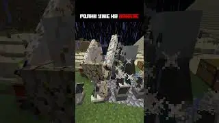 Напали мобы  #100daysinminecraft #minecraft #майнкрафт #хардкор