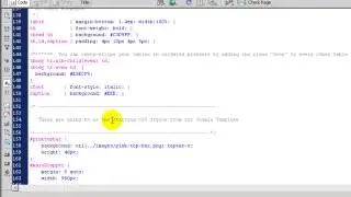 PSD to Joomla Training - Video 9