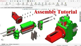 Keyway vice assembly। Solidworks assembly tutorial