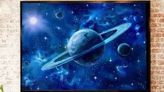 Easy Acrylic Painting for Beginners Galaxy I Galaxy Painting Tutorial Easy beginners