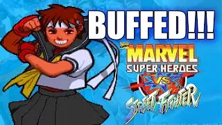 MARVEL SUPER HEROES VS STREET FIGHTER DARK SAKURA UNLOCK 🔑 #marvelsuperheroes