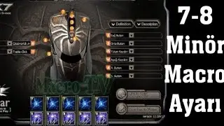 7-8 Minör Macro Ayarı A4tech x7 - Asas Minör Ayarı
