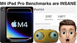 CRAZY Geekbench 6 results for M4 iPad Pro, Apple’s “Crush” Ad BACKLASH (Update: Apple apologizes)
