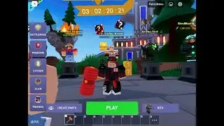 playing roblox bedwars