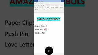 Amazing MS Word Symbols | Alt X Codes | 
