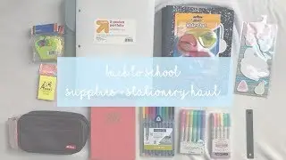 back to school supplies (+ stationery) haul