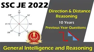 Direction and Distance Reasoning Trick | 10 Years SSC JE PYQ