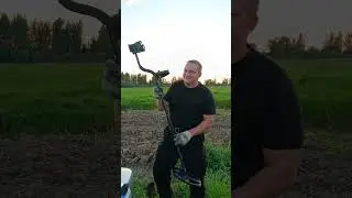 Опробовали новый металлоискатель, результат за 30 минут поиска в поле.