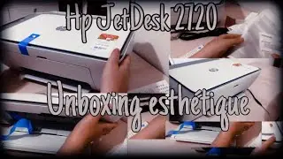 My printer unboxing||esthétique||english/russian language||HP DeskJet 2720