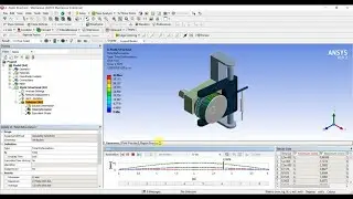 ☑️ Leva con seguidor 3D - Ansys workbench Análisis