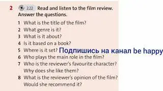 English Plus 7. Module 5. MY COUNTRY Entertainment and media. Ex 2 p. 72