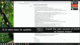Install / Update DXVK 1.5.4 to 1.5.5 in 4 minutes on Steam Proton 5.0-3 on Ubuntu. Proton 4.11 ...
