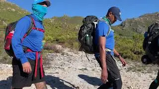 Boesmanskloof Hut via Orchard route in the Hottentots Holland Mountains.