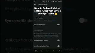 How to enable Sync with Device Settings ⚙️ in Discord Mobile 