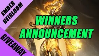 Warframe | Ember Heirloom Pack giveaway winner announcement