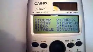 CONVERSION DE DECIMAL A BINARIO CON 991ES
