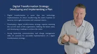 DIGITAL TRANSFORMATION STRATEGY DEVELOPING AND IMPLEMENTING A PLAN