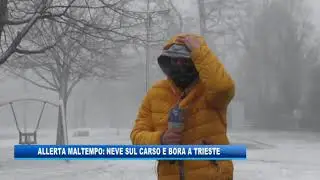 ALLERTA METEO: NEVE SUL CARSO E BORA A TRIESTE | 06/04/2021
