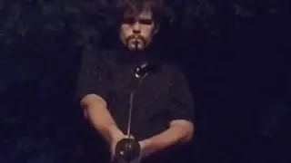 Me wielding Hanwei Lion Dog Katana