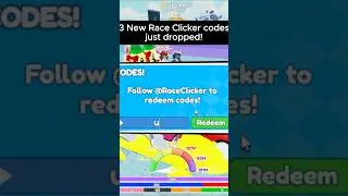 New Race Clicker Codes, Cars, And Rebirth Shop Update!  