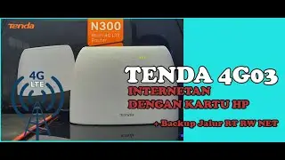 Backup Internet RT RW NET dan Pasang Wifi Di Rumah Dengan Tenda 4G03 Unboxing Indonesia