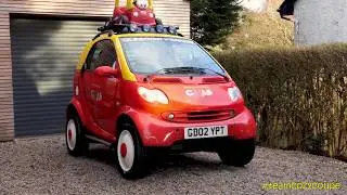 CHARITY RALLY in a Giant Cozy Coupe - GLASGOW to SAHARA DESERT