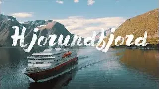 HURTIGRUTEN in the Hjørundfjord 2017
