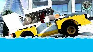 BeamNG: Using LEGO Cars to Escape The Flood!