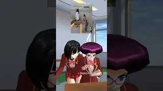 Rina and Maki recreated the viral TikTok trend 😆 #sakuraschoolsimulator #shorts #trending #viral