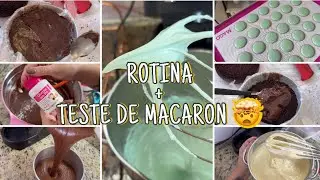 ROTINA FAZENDO MASSAS, RECHEIOS E PRENSANDO BOLO + FIZ MAIS UM TESTE DE MACARON 🙄👎🏻 | Leticia B.