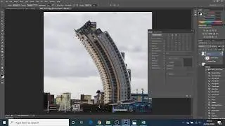 Surreal urban landscape in Photoshop